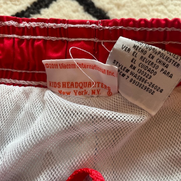 2011 Viacom Nickelodeon SpongeBob Squarepants Boys Swim Trunks Pirate Theme - Picture 6 of 10